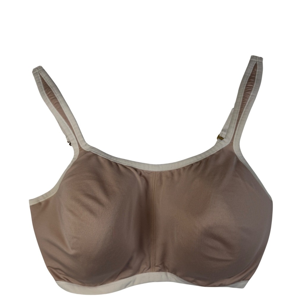 Natori Dynamic Contour Underwire Sport Bra Tan White 36DDD 731050 High Impact